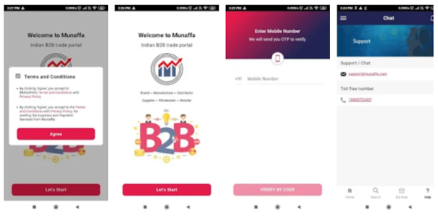 New B2B Mobile app for India - Munaffa: B2B Trade Portal Mobile App