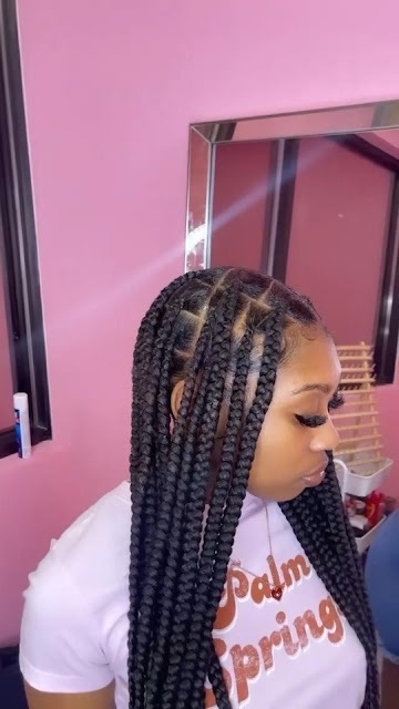 Medium Box Braids: Braids Hairstyles