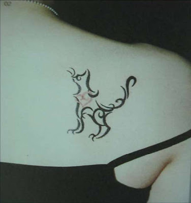 Cat colour tattoo 06