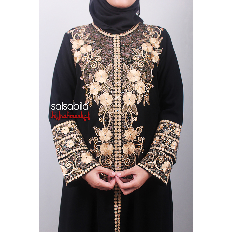 082125080219  DISTRIBUTOR GAMIS HITAM MODEL SAUDI  ABAYA 