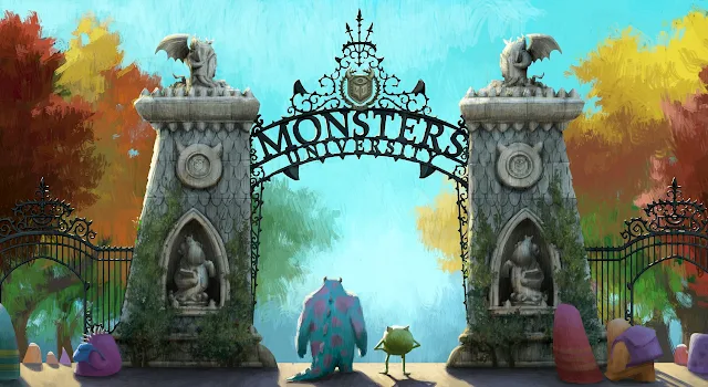 Monster University Free Printable Invitations, Frames or Cards.