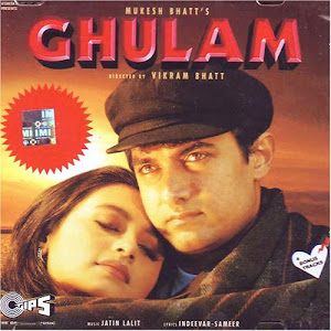 Poster Of Bollywood Movie Ghulam (1998) 300MB Compressed Small Size Pc Movie Free Download worldfree4u.com