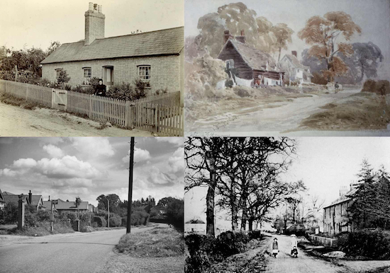 Photographs of Welham Green Dixons Hill Road area since 1899