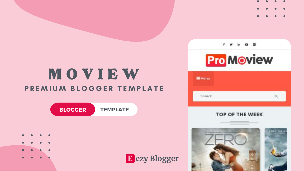 Download Moview: The Premium Blogger Template for FREE