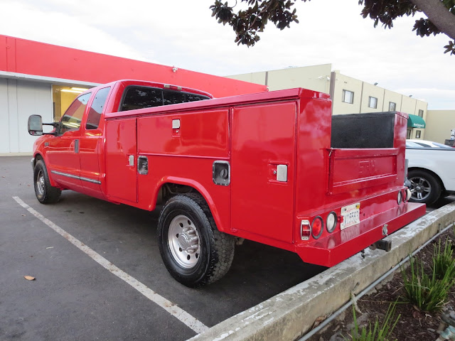 Same work truck with fresh paint & dent repairs from Almost Everything Auto Body