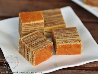 HomeKreation - Kitchen Corner: Kek Lapis Keju (Cheese 