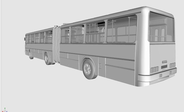 Bus , Articulated Bus  , Ikarus 280 BUS Free 3D Model , Ikarus 280 BUS Free 3D , Ikarus 280 BUS , Free 3D Model , Ikarus 280 , Ikarus , Ikarus Articulated Bus