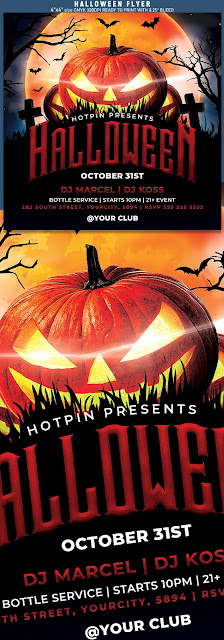  Halloween Flyer Template