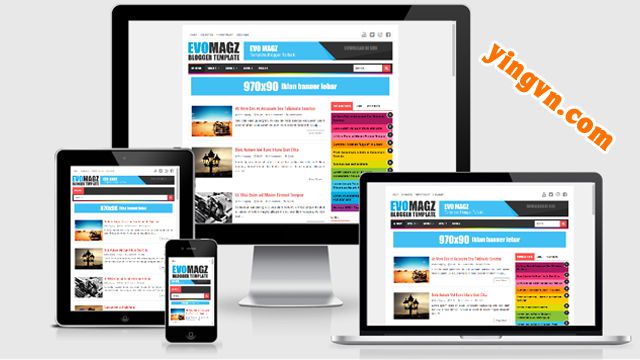 Evo Magz Template Blogger