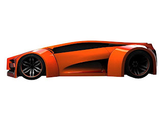 Futuristic 3ds Max concept car for future