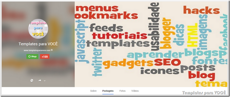 Nuvem de tags-GooglePlus