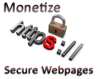 Monetize secure HTTPS webpages