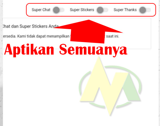 Cara Aktipkan dan Melihat Serta Menganalisis Penghasilan Super Thank Anda.