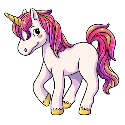 boy unicorn clipart