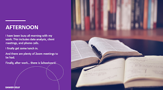 PowerPoint Example 2 - Documenting a Day