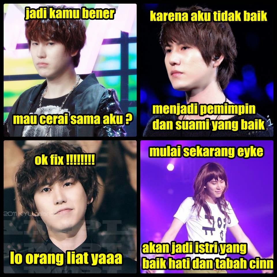 Kumpulan Gambar Meme Lucu Korea Exo DP BBM Lucu