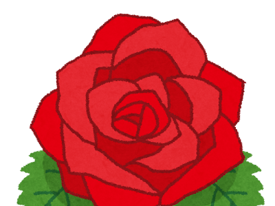 【ほとんどのダウンロード】 薔薇の花 イラスト