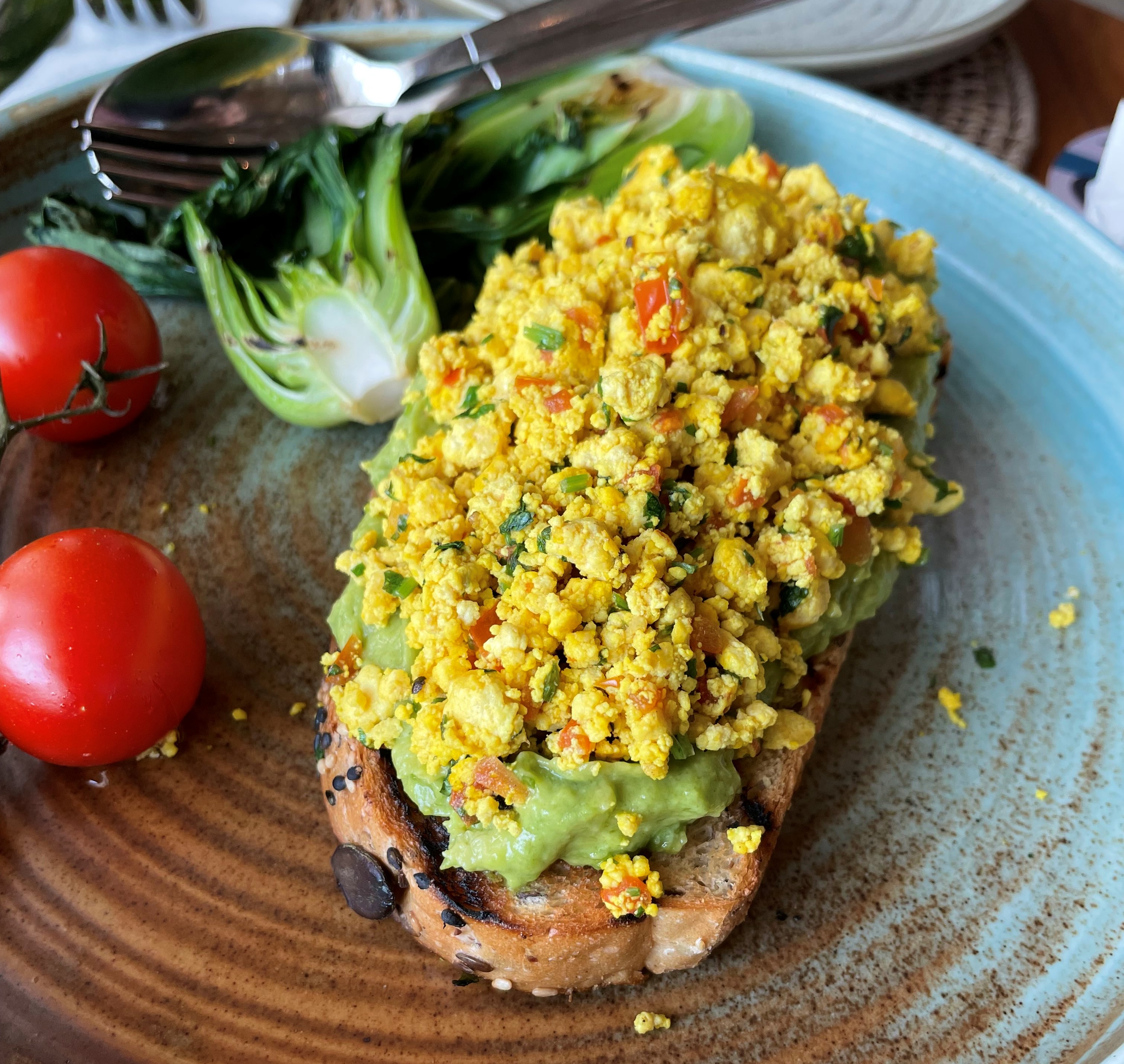 Best vegan brunch in Dubai - Vegan Breakfast Koko Bay Beach Cafe