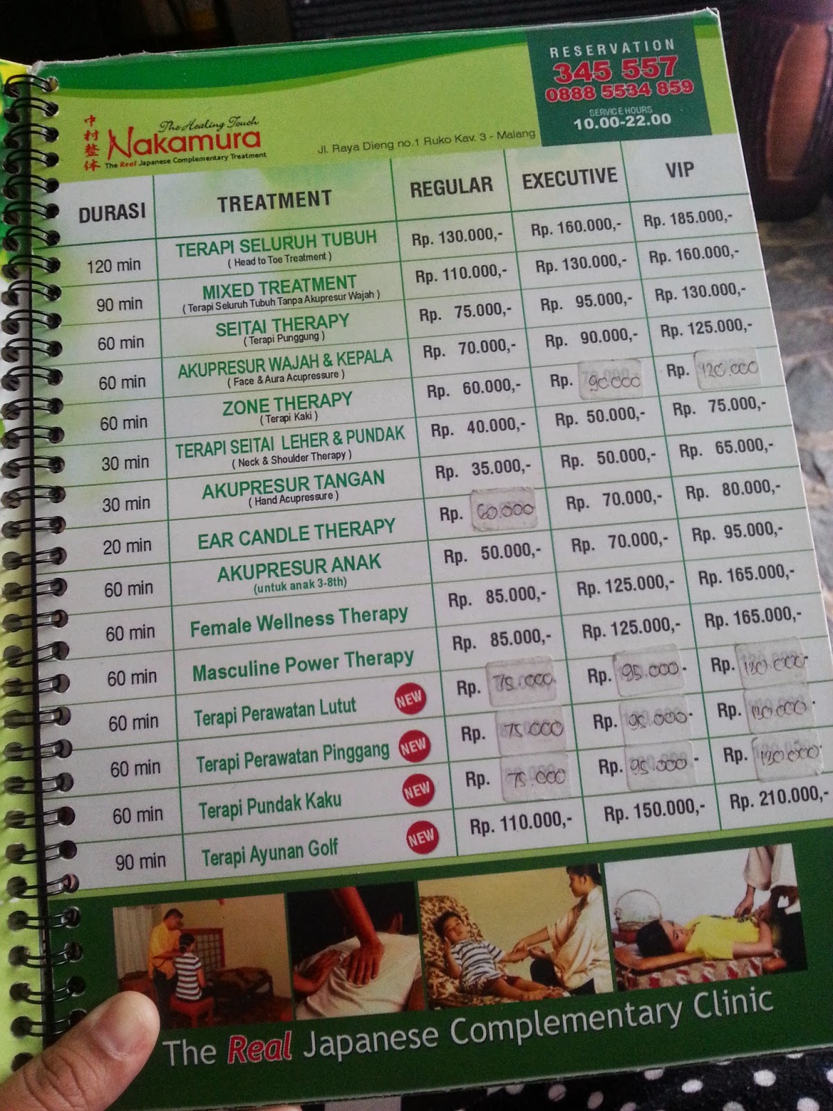 Harga Pijat Panggilan Surabaya 2015