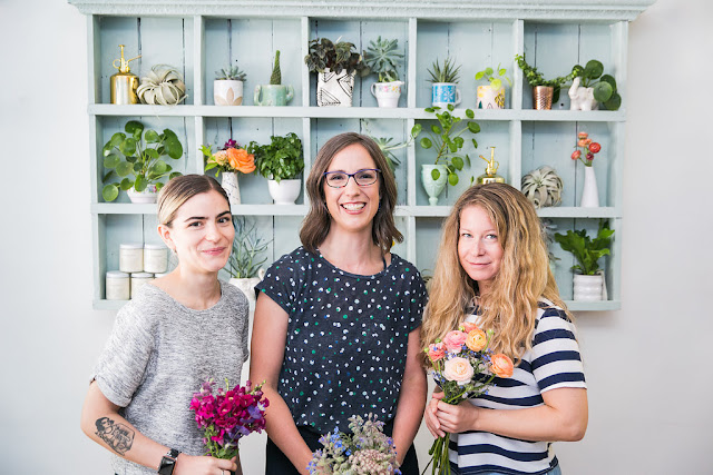 photo of the creative team at periwinkle flowers
