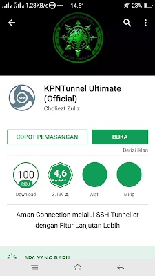 Cara Internetan Gratis Tanpa Kuota dan Pulsa menggunakan kartu XL atau Axis di KPN Tunnel Ultimate 2017