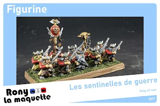 Figurine King of war Les sentinelles de guerre.