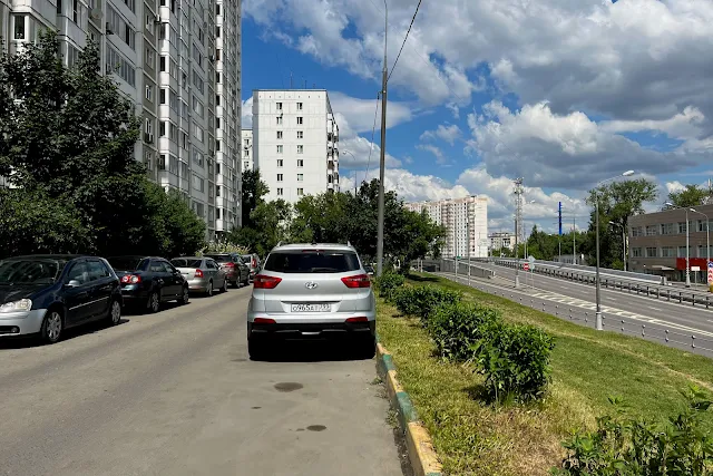 Сколковское шоссе, эстакада Северо-Западной хорды