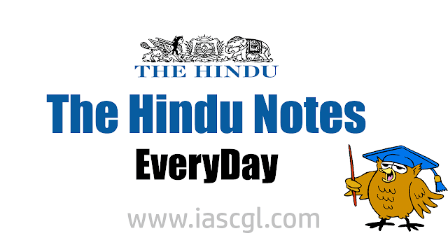 The Hindu Notes for 10 August 2018