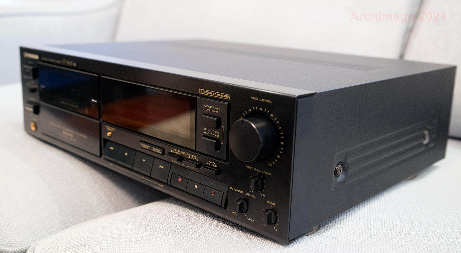 Archimago's Musings: RETRO-MEASURE: Pioneer CT-S605 Cassette