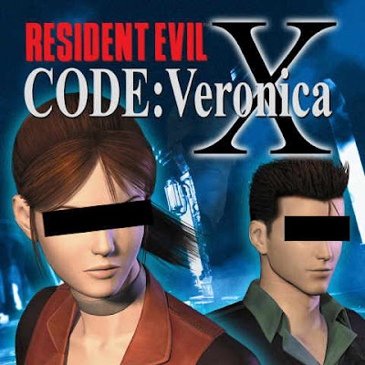 Jaquette du jeu vidéo Resident Evil Code Veronica sorti sur Sega Dreamcast puis sur la Playstation 2 de Sony.