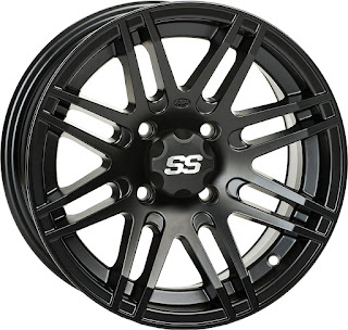ITP SS ALLOY SS316 Matte Black Wheel with Machined Finish (14x7"/4x156mm)