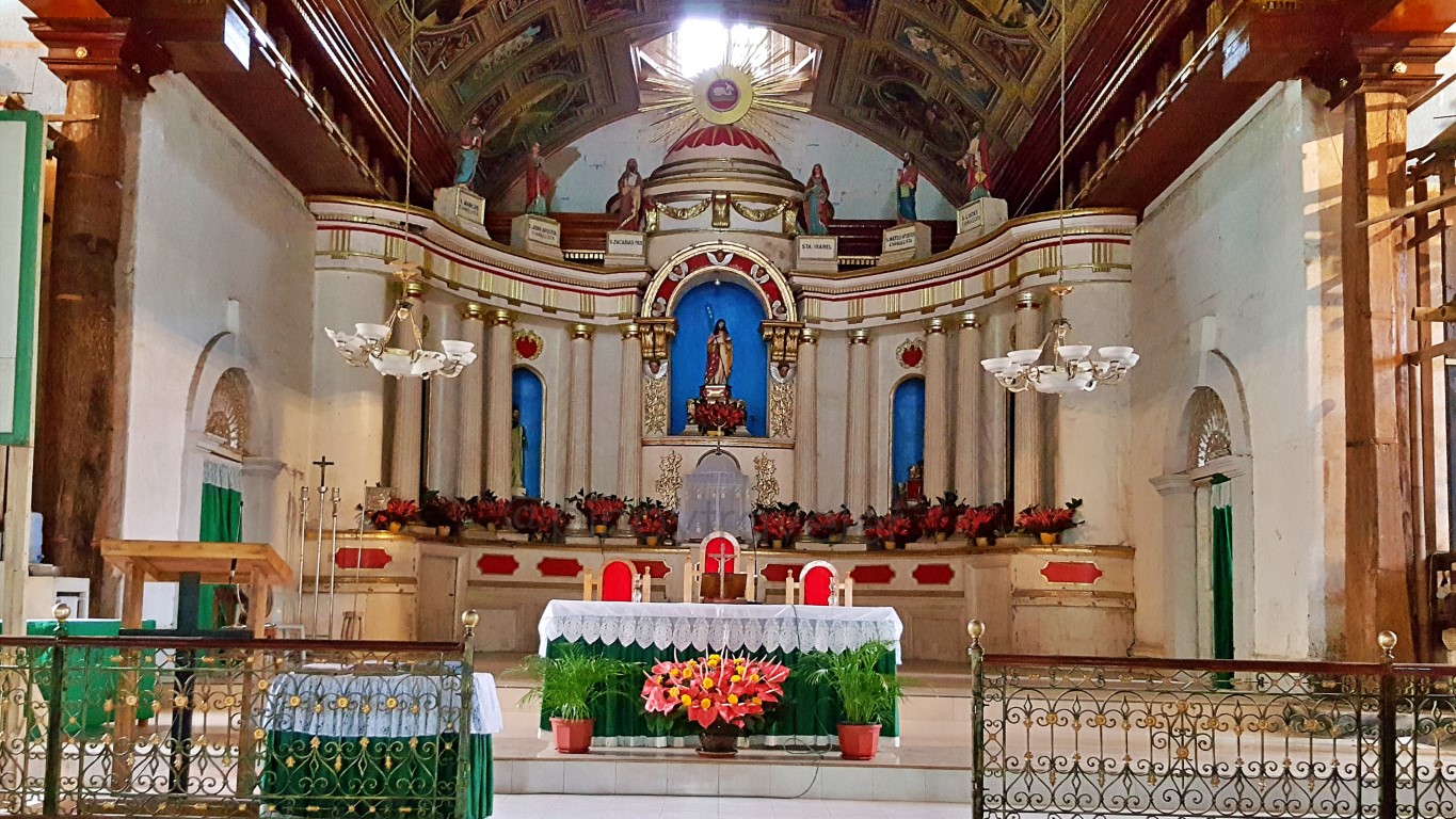 altar of St. John the Baptist Parish Church of Garcia-Hernandez, Bohol