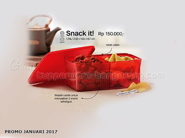 Snack It Promo Tupperware Januari 2017