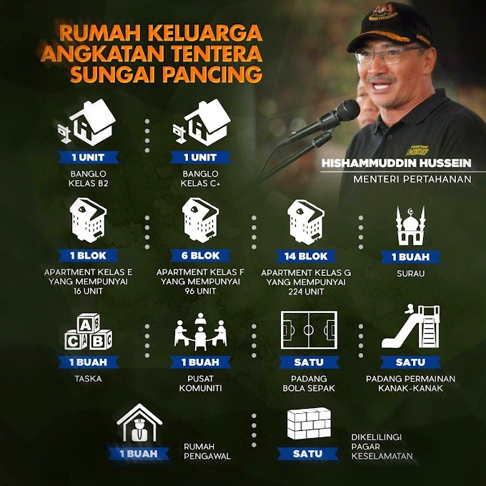 Rumah Keluarga Angkatan Tentera (RKAT) Untuk Keselesaan Keluarga Anggota @HishammuddinH2O @NajibRazak