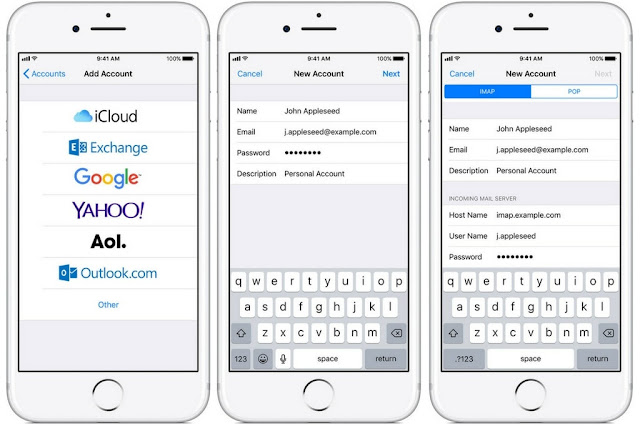 Add BigPond Email Account on Apple iPhone