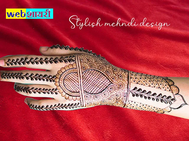 easy simple mehendi design