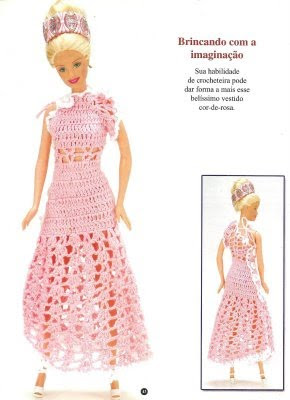 Vestidos A Crochet Para Barbies | Graffiti Graffiti