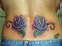 Female Lower Back tattoo designs Specially Flower Lower back tattoo Pictures