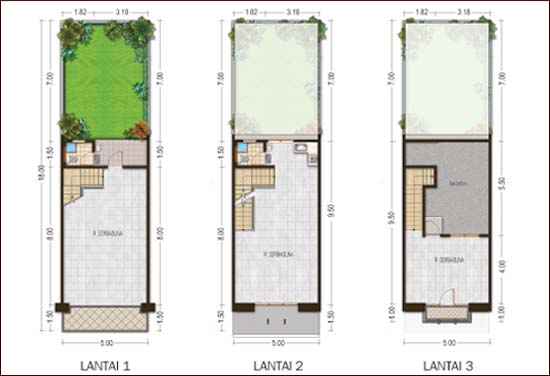 25 Indah Denah Ruko Minimalis 1 Lantai - Design Info On ...