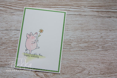 Fast & Fabulous This Little Piggy Birthday Card - buy everything you need to make this card here