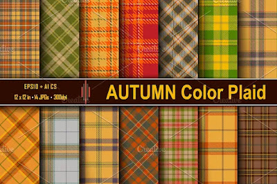 Autumn Color Tartan Plaid