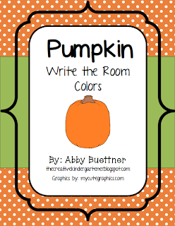 http://www.teacherspayteachers.com/Product/Pumpkin-Colors-Write-the-Room-927232