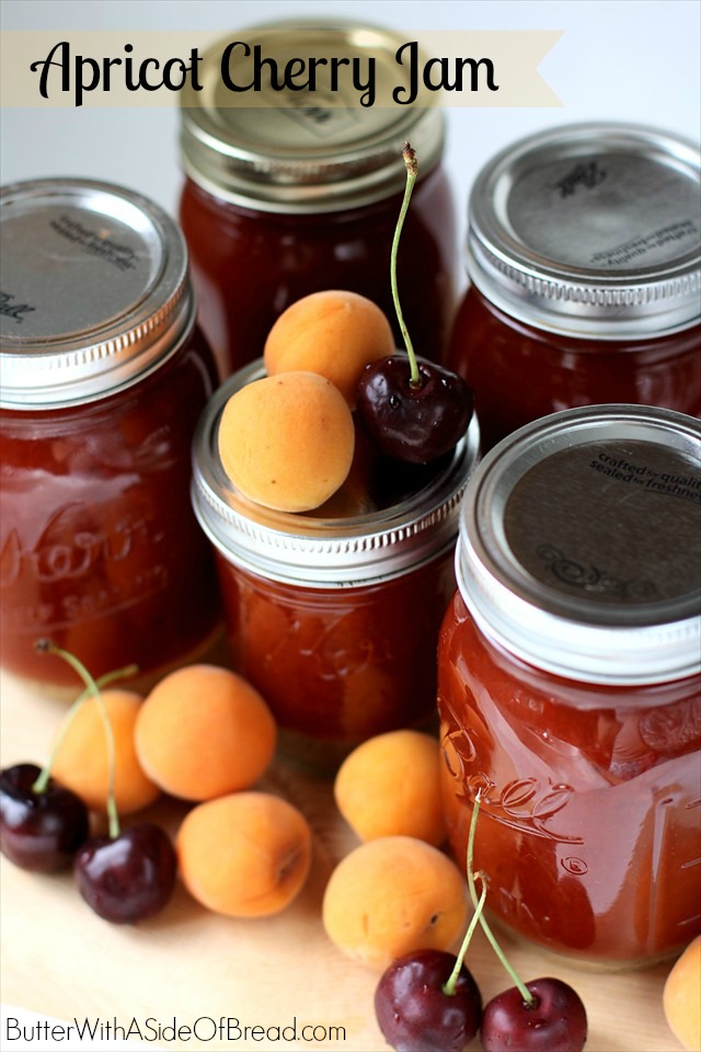 APRICOT CHERRY JAM: Butter with a Side of Bread