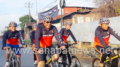 Selain Gowes Kamtibmas, Ini Aksi Sabhara Polda Sulsel Yang Menuai Pujian!