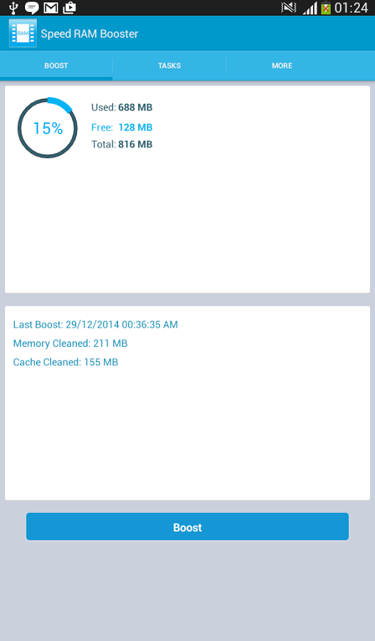 Memory Cleaner (Speed Booster) Android v5.0 Terbaru 2015 ...