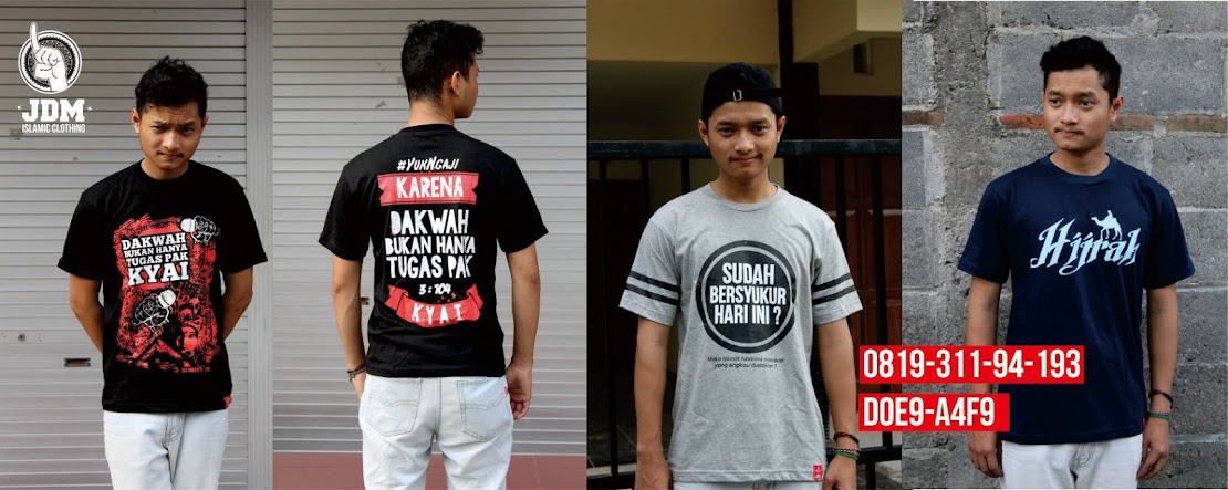 Kaos dakwah kreatif , distro muslim 081931194193 atau pin 