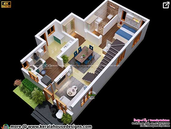 Ground floor isometric design