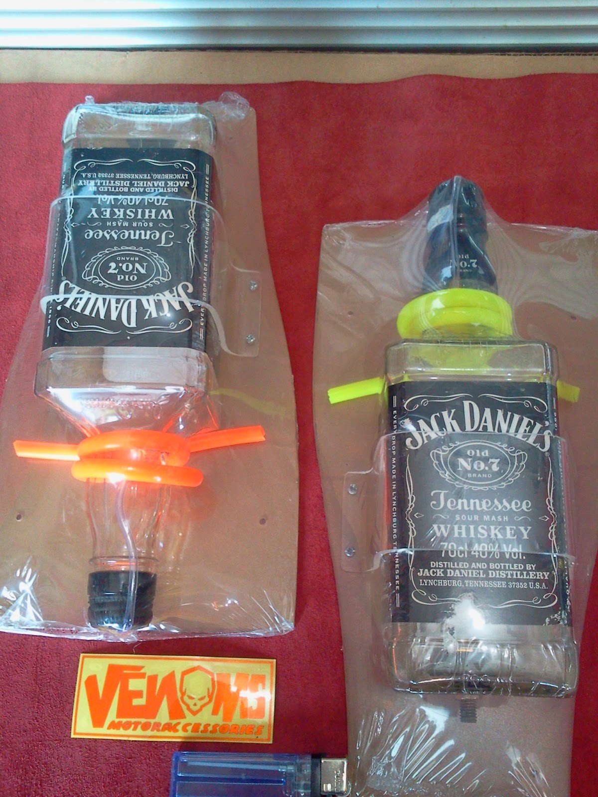 VENOMS AKSESORIS MOTOR BOTOL OLI SAMPING JACK DANIELS RX KING