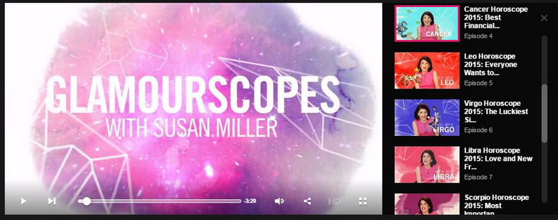 Video Glamour Horoscope 2015