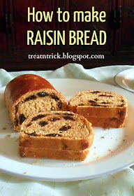 Raisin Bread Recipe @ http://treatntrick.blogspot.com